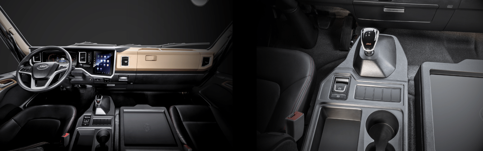JAC DAWOS (Cabin Thấp) CHASSIS tải trọng 8.3 tấn Nội thất 2